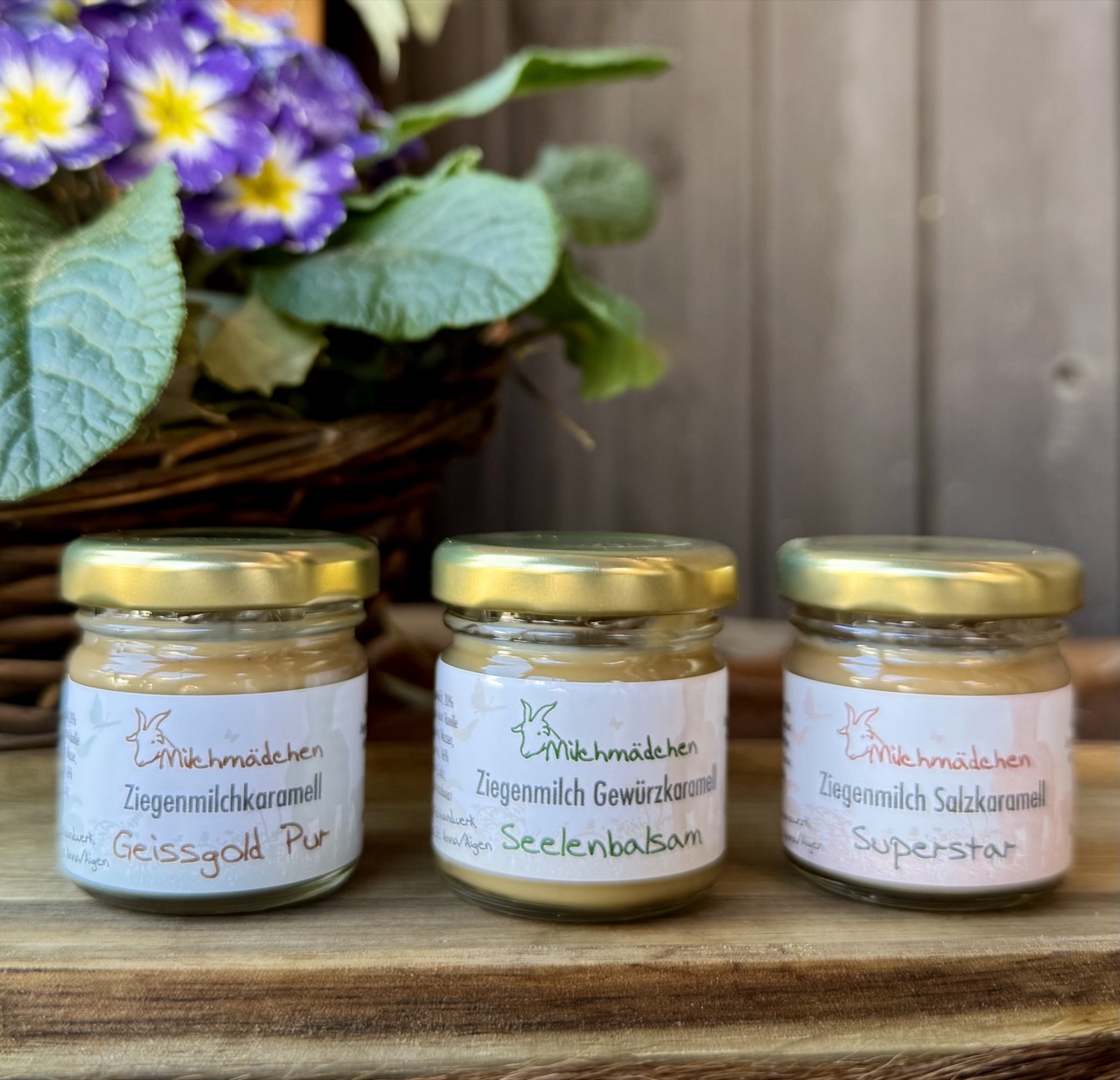 Karamell Minis vom Milchmädchen-Ziegenhof